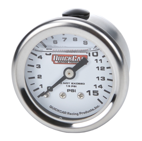 0-15 PSI Liquid Filled 1.5 In Gauge 611-9015