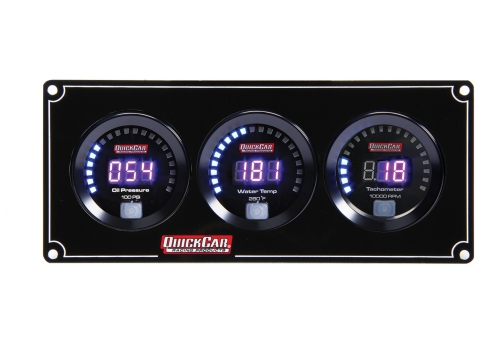 QUICKCAR RACING PRODUCTS QRP67-2031 Digital 2-1 OP/WT/Tach 67-2031