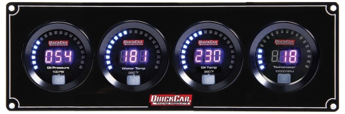 QUICKCAR RACING PRODUCTS QRP67-3041 Digital 3-1 Gauge Panel OP/WT/OT/Tach 67-3041