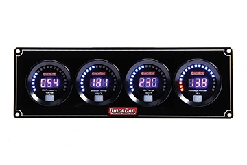 QUICKCAR RACING PRODUCTS QRP67-4027 Digital 4 Gauge Panel OP/WT/OT/VT 67-4027