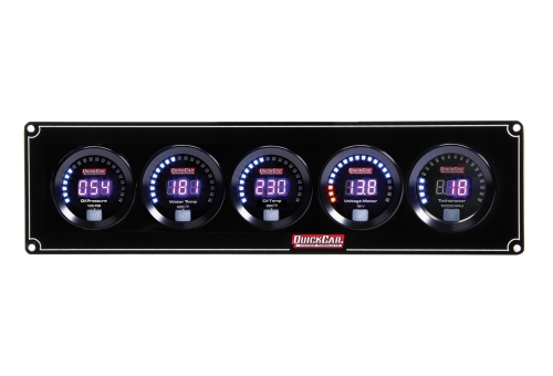 QUICKCAR RACING PRODUCTS QRP67-4057 Digital 4-1 Gauge Panel OP/WT/OT/VT/Tach 67-4057