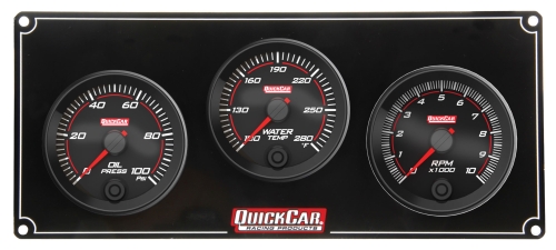 Redline 2-1 Gauge Panel OP/WTw/ Recall Tach 69-2231