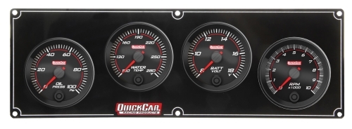 Redline 3-1 Gauge Panel OP/WT/Volt w/ 2-5/8in Tac 69-3247