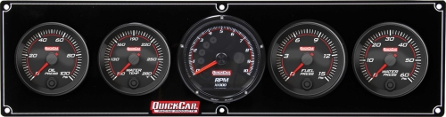 QUICKCAR RACING PRODUCTS QRP69-4056 Redline 4-1 Gauge Panel OP/WT/FP/WP w/ Recall Tac 69-4056