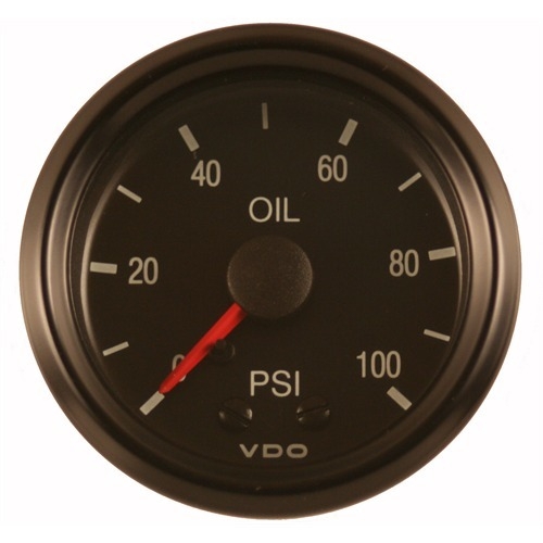 VDO V1-5003-0 2-1/16 Oil Pressure Gauge, Cockpit Series, 0-100 PSI