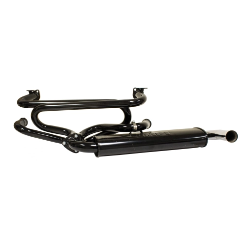 Premium Exhaust System, with Single Quiet Muffler for Beetle