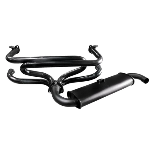 Exhaust System, Single Quiet Muffler, for Beetle & Ghia