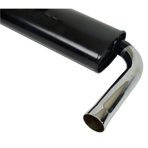 Single Quiet Muffler, Small 3 Bolt Flange, for Beetle