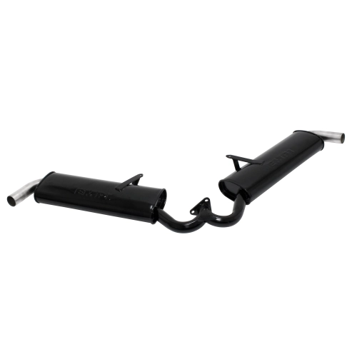 EMPI 00-3689-0 Dual Quiet Muffler, for Competition Merged Header