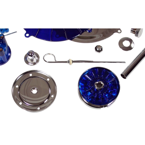 Super Color & Chrome Dress Up Kit, Blue, for Aircooled VW