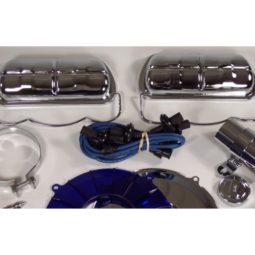 Super Color & Chrome Dress Up Kit, Blue, for Aircooled VW