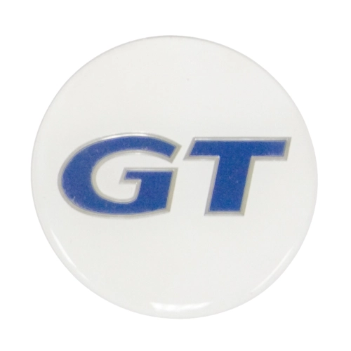 EMPI 00-9671-0 Wheel Cap, GT Logo, 43mm for M Most Wheels