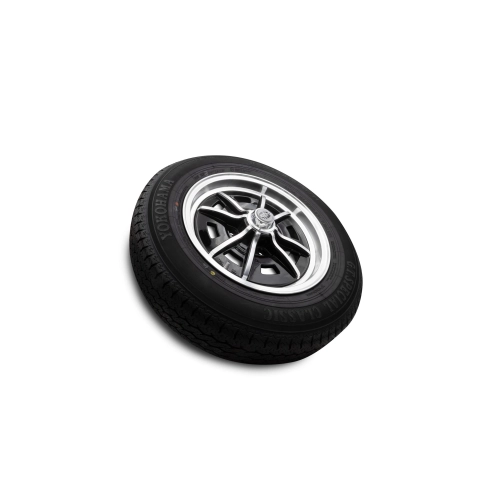 Wheel Tire Combo, Sprintstar Black Polished, 165/80R15 4x130