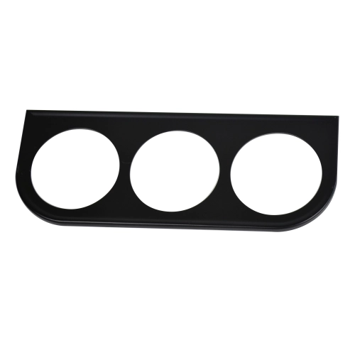 3 Hole Gauge Panel, Black for 40939
