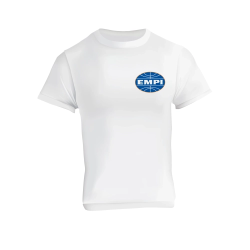 EMPI Dragster Shirt, White, Large