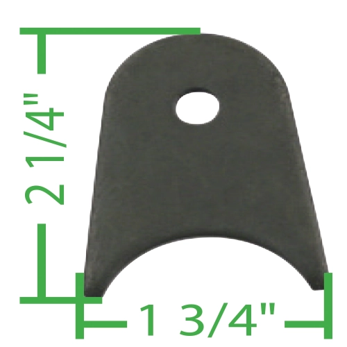 Tab, 1 1/2 Radius, 5/16 Hole