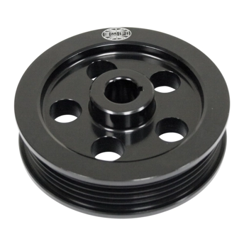 Serpentine Belt Pulley System, Black Anodized for Type 1 VW