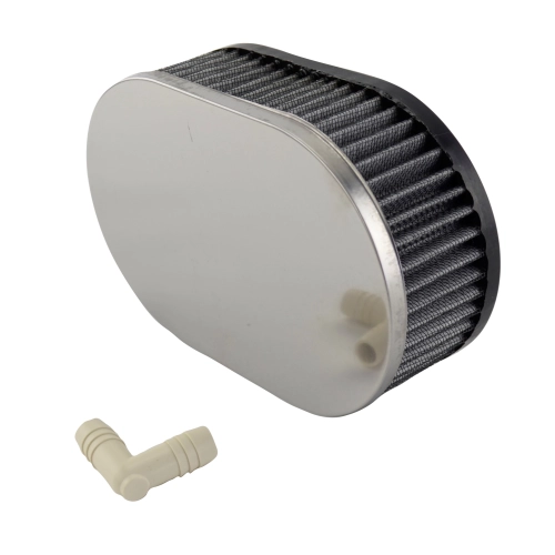 Oval Air Cleaner, 2 Inlet, 4.5x7 Oval, 2.75 Tall