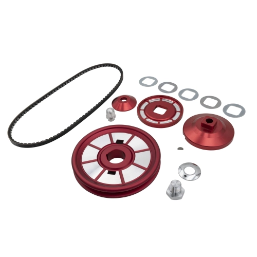 EMPI Color Matched Pulley Kit Red Anodized, for Type 1 VW