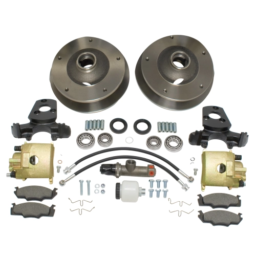 EMPI 22-2996-0 Porsche 356 Front Disc Brake Kit, 5 on 205mm