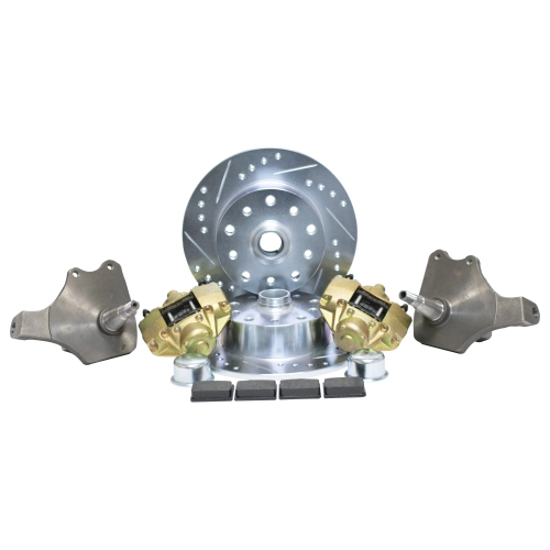 EMPI 22-6132-0 Drop Spindle Disc Brake Kit, 5 On 4-3/4 Chevy, Ball Joint VR
