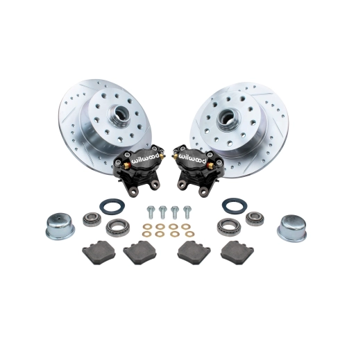 EMPI 22-6158-B Wilwood Front Ball Joint Disc Brake Kit, Black Drilled