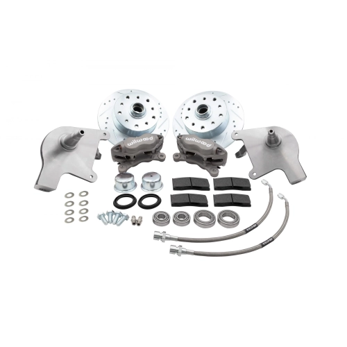 EMPI 22-6160-0 Wilwood Front Brake Kit, 66 and Later Ball Joint, Drop Black