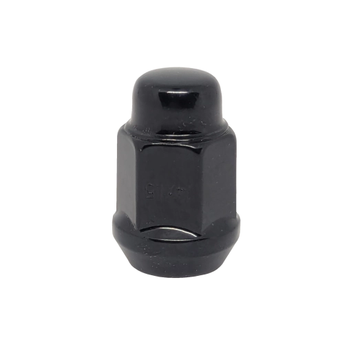 CUSTOM WHEEL ACCESSORIES 5306SPBK 12mm 1.5 Lug Nut, 60 Degree Taper, Tall Black