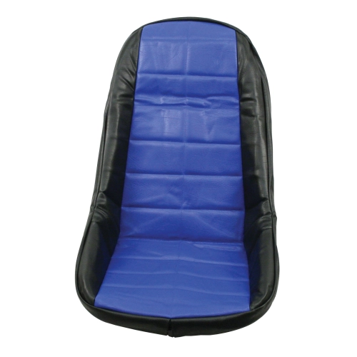 Low Back Seat Cover, Blue, Fits Most Fiberglass Seats