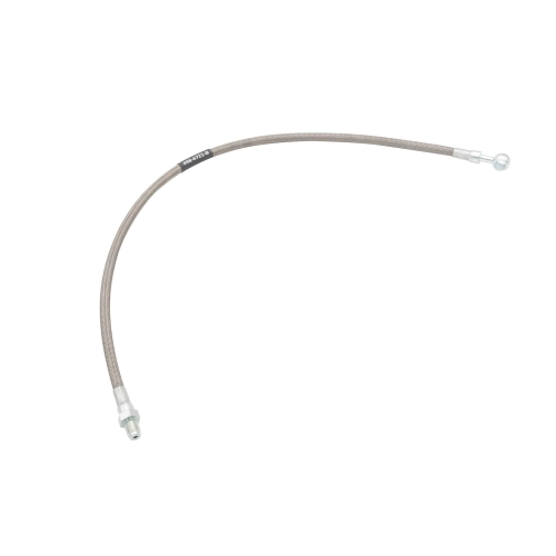 EMPI 98-6721-B Stainless Braided Brake Hose, M10 Bubble, Banjo 647.5mm