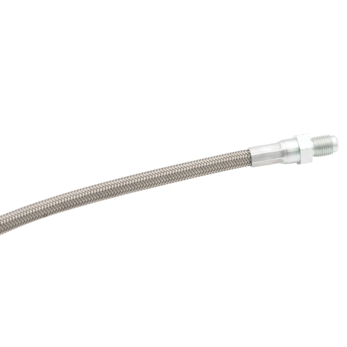 Stainless Braided Brake Hose, M10 Bubble, Banjo 647.5mm