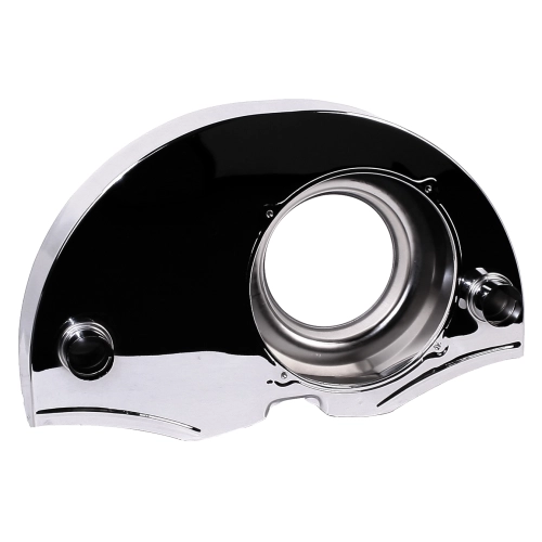 Doghouse Style Fan Shroud, No Ducts, Chrome
