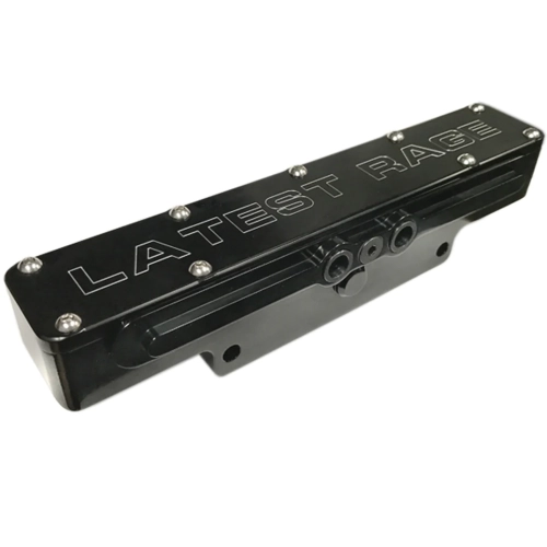 Latest Rage AC425146BK Billet Center Load Rack & Pinion, Black Anodized