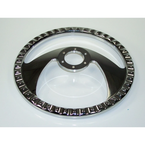 Steering Wheel, Billet 14 Diameter, 1 Dish, 6 Bolt
