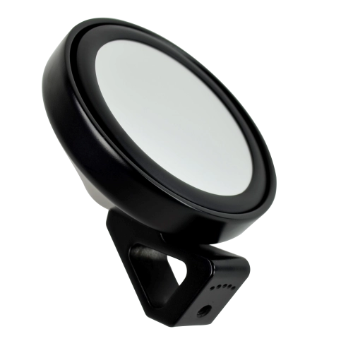 Latest Rage AC857817BF Deluxe Side Mirror, Black with Flat Lense, Each