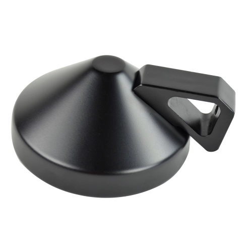 Deluxe Side Mirror, Black with Flat Lense, Each
