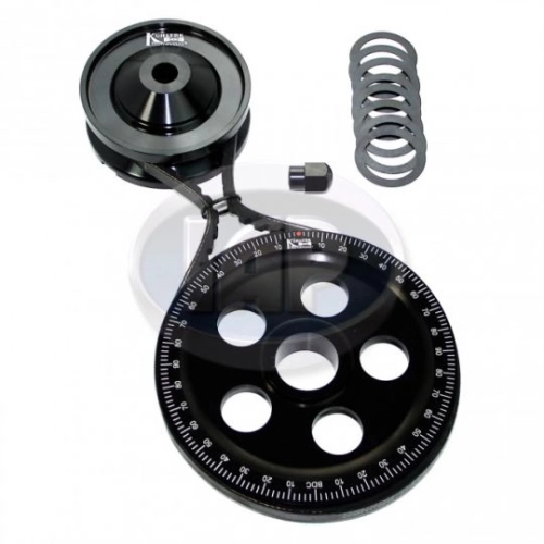 IAP AC903013 Crank Pulley Kit, Billet Top & Fits Air-Cooled Beetle