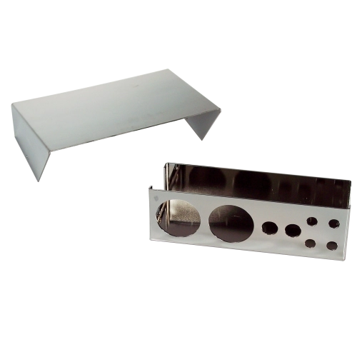Chrome Gauge Box, 9 Inch Without Holes