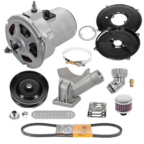 Alternator Conversion Kit, 60 Amp for Type 1 Deluxe