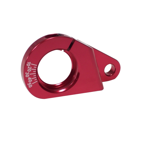 Billet Distributor Clamp Red w with Timing Marks, for Type 1