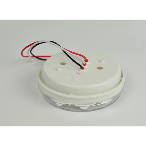 Led Round Tail Light, Clear/Red, Sold Each