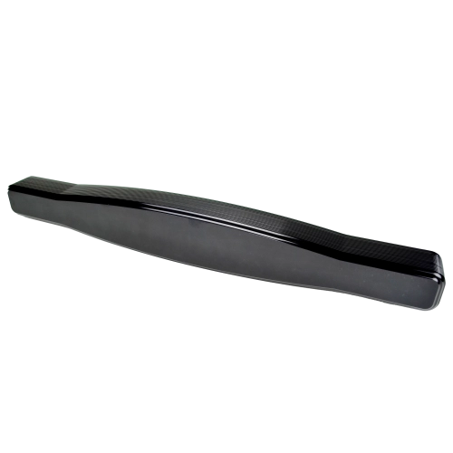 3 Panel Billet Rear View Mirror, Black