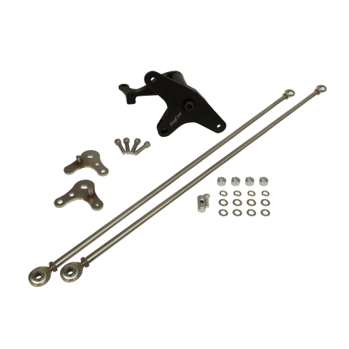 EMPI JC43640 JayCee Twist Style Billet Carb Linkage, Black