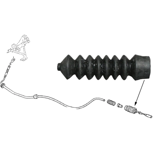 JP JP-9713-0 Heater Cable Boot, Type 2, Type 3