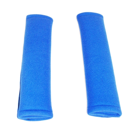Latest Rage TIGER2PADB Shoulder Pads for Seat Belts, Blue, for 2 Wide Belts, Pair