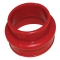 Dual Port Intake Boot, Red Urethane for Type 1 VW, Each