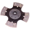 200mm Clutch Disc, 4 Puck for Racing Applications