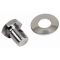 Crank Pulley Bolt, Extra Long, Chrome Plated Hex Head