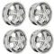 911 Alloy Wheels All Chrome, 4.5 Wide, 5 on 130mm