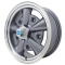 5 Rib Wheel, Grey, 5.5 Wide, Fits 5 on 205mm VW